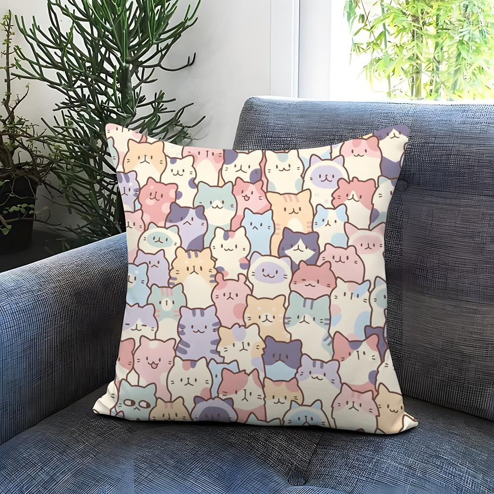 Cute Texture Cushion Cover Comfortable Reversible Pillow Cover Ideal for Car Sofa Bedroom  Beyond