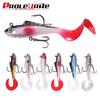 8.5cm/12g Curl Tail Soft Bait Lead Head Lure for Long Cast Artificial Fishing