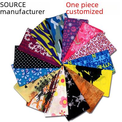 Logotipo Mágico Elástico Alto Multifuncional Exterior Ciclismo Bandanas de Pescoço