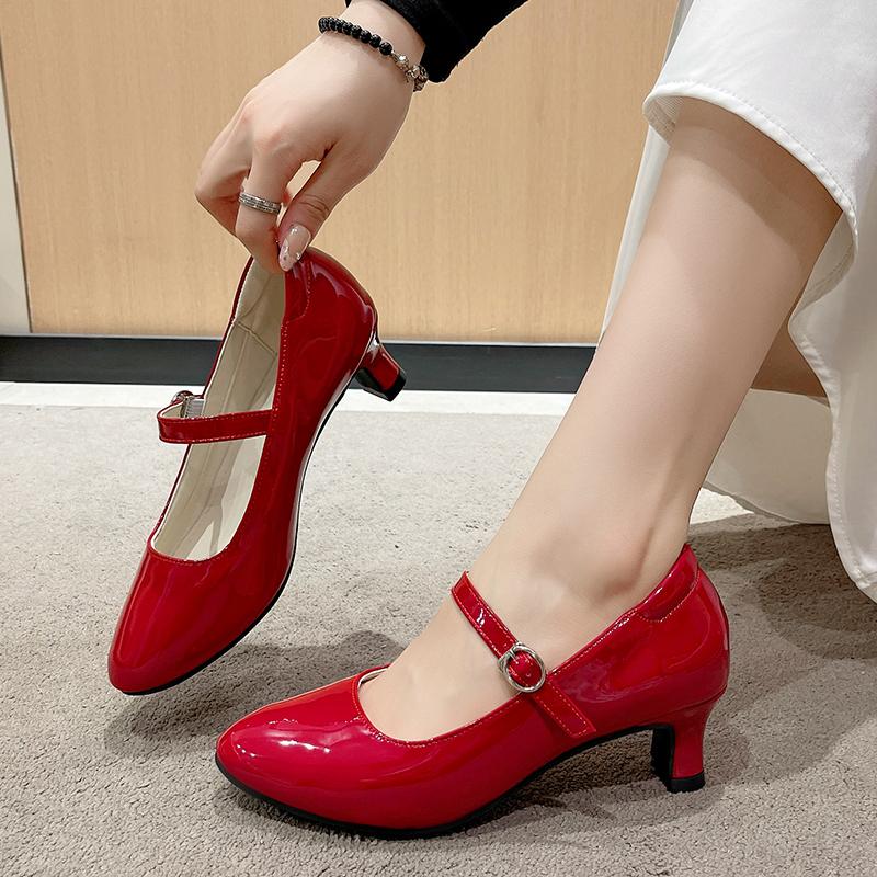 Heiß verkaufende moderne Tanzschuhe für Damen Damen Salsa Ballsaal Tango Latein Schuhe für Mädchen Damen Hoher Absatz Gummisohlen