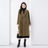 Women's Mid-Length Double-Sided Cashmere Melton Coat, 2025 Autumn/Winter Collection.