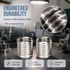 2pcs Sturdy Thread Adapters Sleeve Practical Repair Insert Nut Conversion Sleeve Nut  For Composite