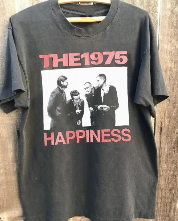 The 1975 Band Shirt The 1975 Happiness Charcoal T-shirt Unisex S-5X XXL