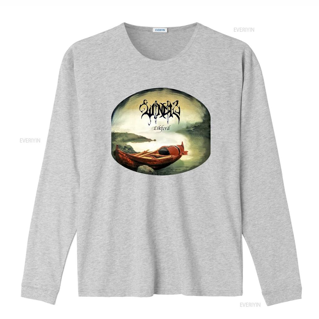WINDIR LIKFERD Album Band T Shirt Full Size S To 5XL Unique Design for Metal Fans Vintage Washed Top For Everyday Wear Unisex