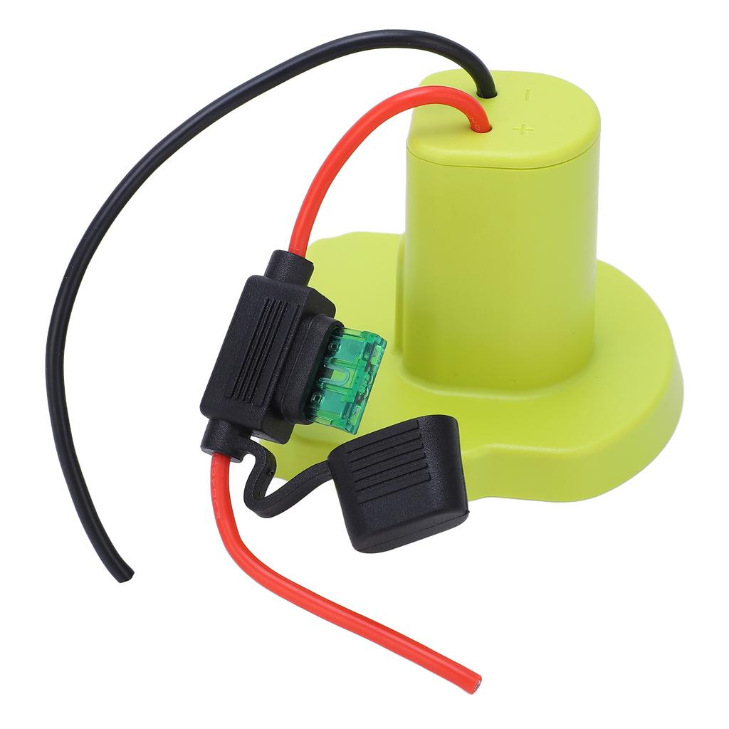Batterieadapter für Ryobi One+ 18V mit 2 Stück Sicherung 14AWG Kabel Stromwandler für DIY Roboter Spielzeug