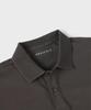 PANICALE Basic Logo Pique Polo Shirt [Charcoal]