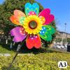 1Pc Sunflower/Butterfly Windmill Pinwheel Colorful Sequins Windmill Carry Camping Picnic Home Garden Decoration