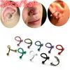 Stainless Steel Nose Nail S Helix Ear Piercings Color Earring Special - Shaped Steel Lip