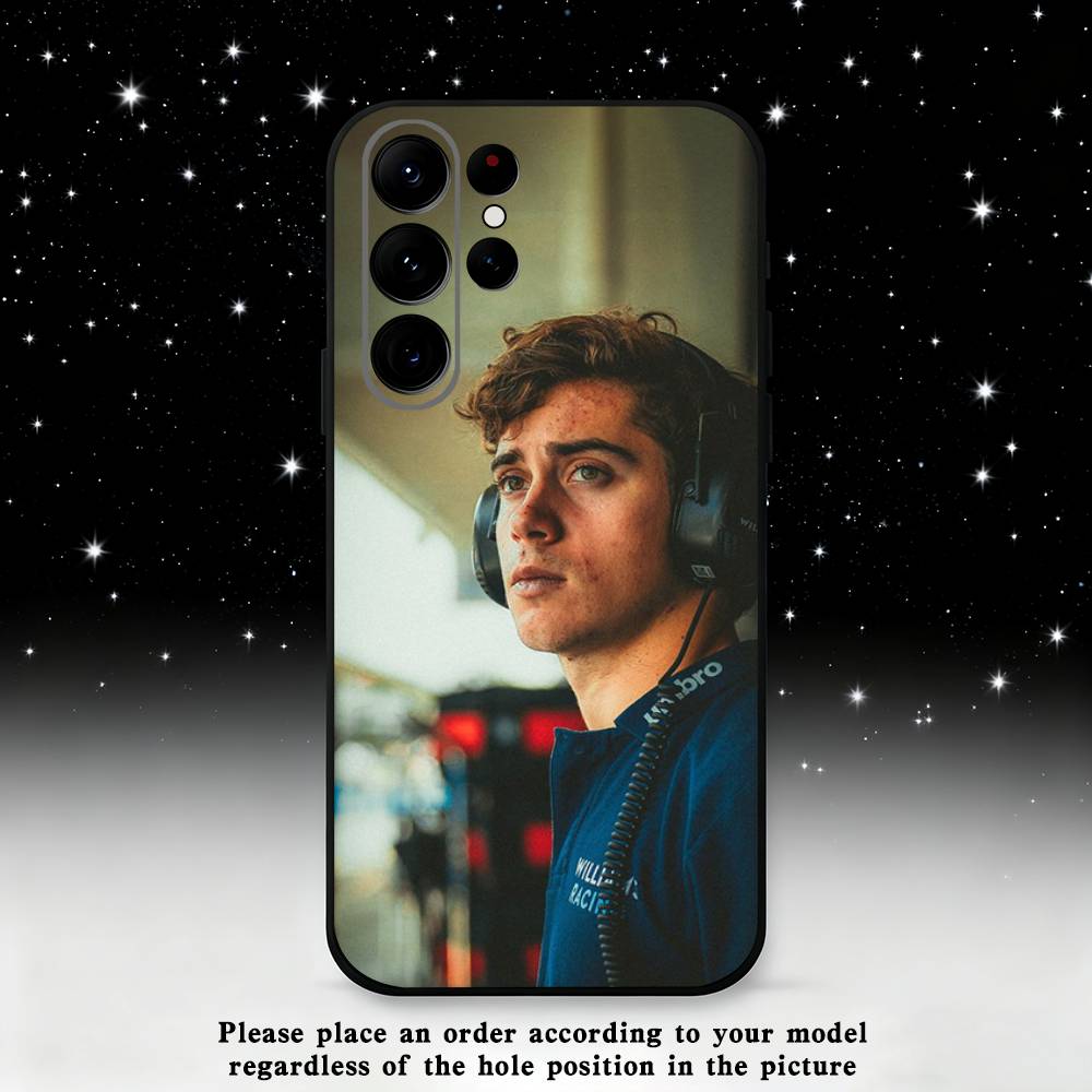 

F-F1 F-Franco-s 43 C-Colapinto Phone Case For Samsung S25,S24 Ultra,S20,S30 plus,S22 plus,S23,S30 Ultra 5G Silicone Black Shell Samsung S21 s305G