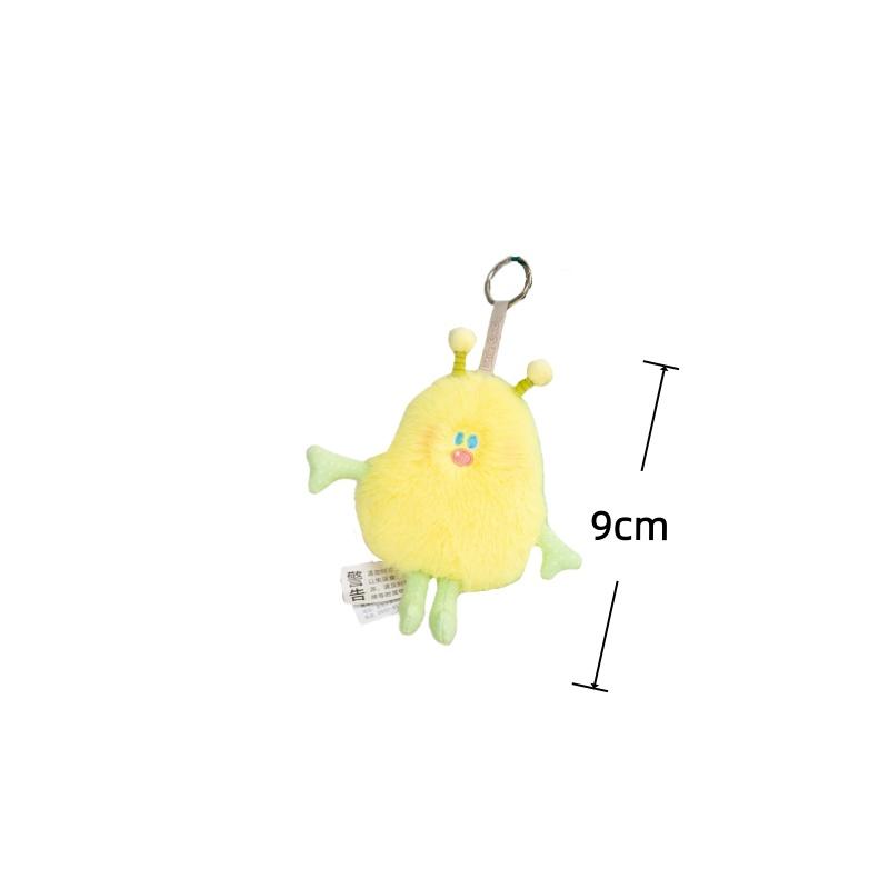 Peluches Monstres Aliens Petit Monstre Porte-clés en Peluche Jouets Décoration de Maison Pendentif Sac à Dos Porte-clés de Voiture Cadeaux d'Anniversaire pour Enfants