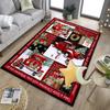 Christmas Vintage Truck Office Rug Chair Mat, Game Carpet, Suitable for Front Door, Bedroom, Living Room, Desk, Holiday Gift