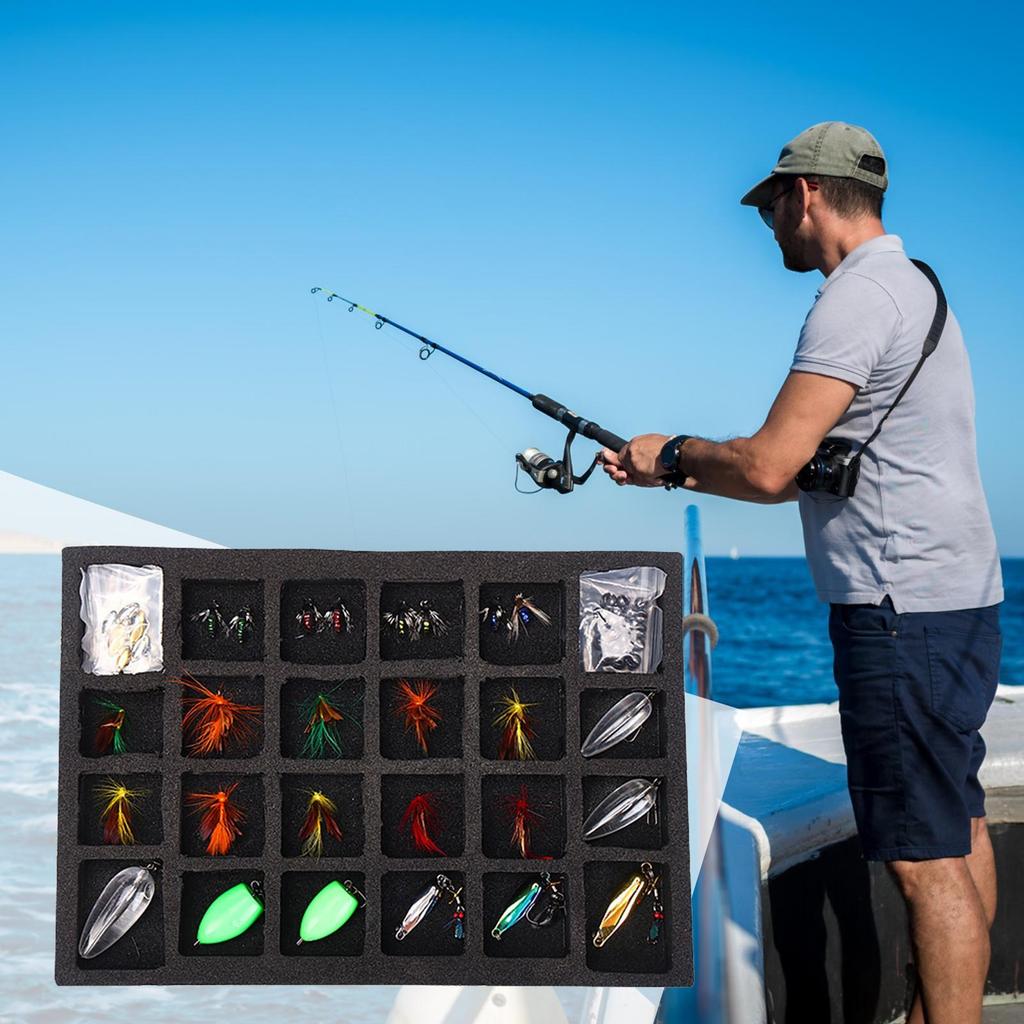 Christmas Fishing Advent For Men 24 Days Bass Baits Fishing Bait Advent Countdown Calendar For Saltwater Anglers Men Fathers