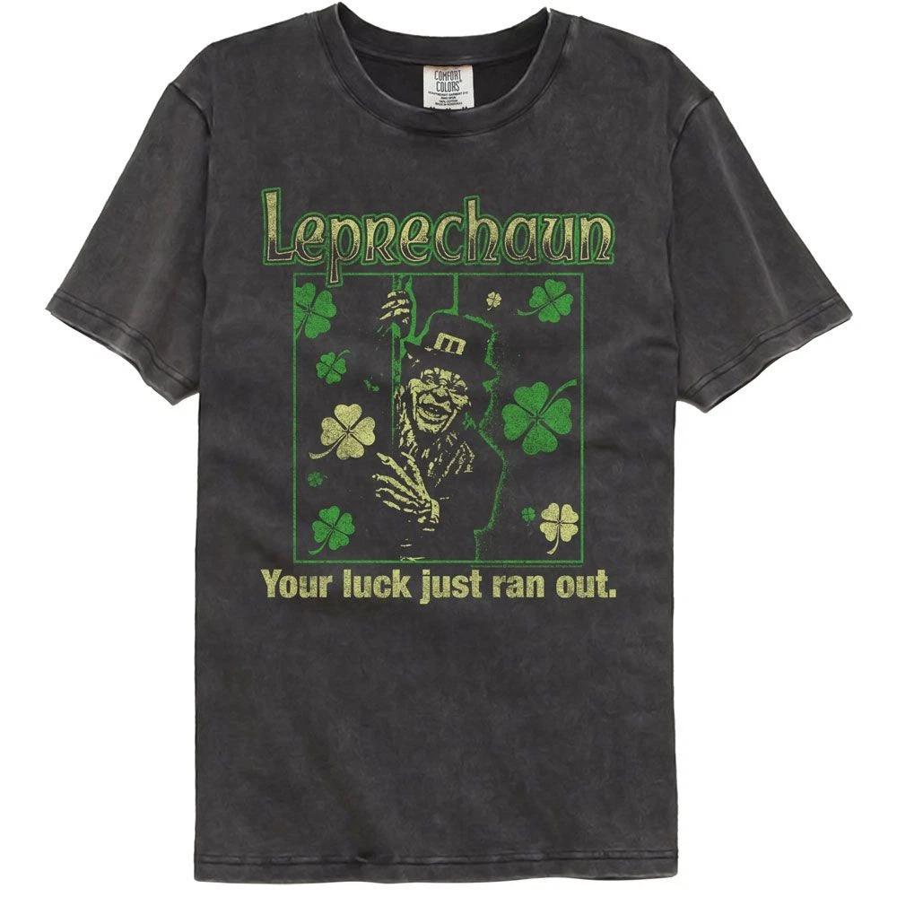 Leprechaun - Luck Just Ran Out - American Classics - Solid Gray Short Slee 130