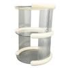 Makeup Desk Organizer Plastic 3 Tier High Capacity Countertop Cosmetic Organization Holder for
