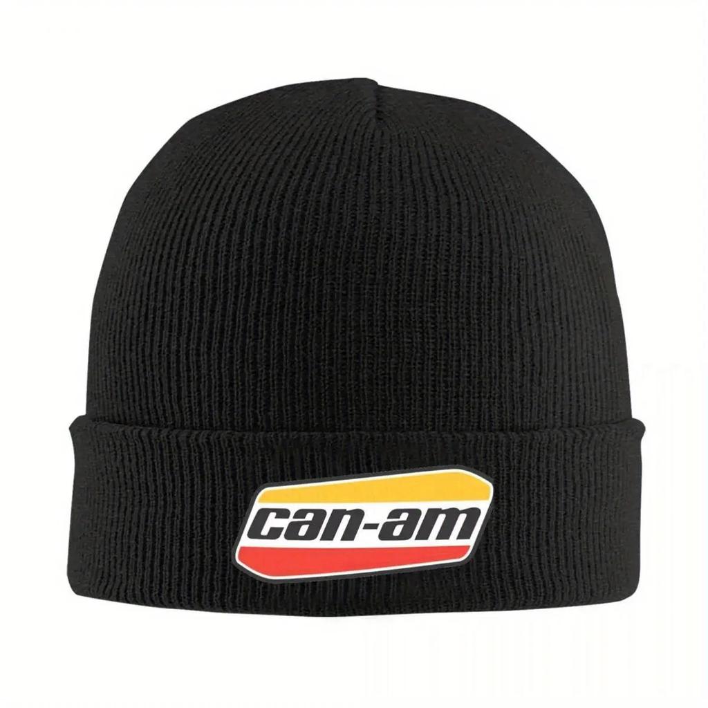 New Can Am Hats Autumn Winter Beanies Street Motor Lover Vehicles Caps Unisex Women Acrylic Knitted Hat