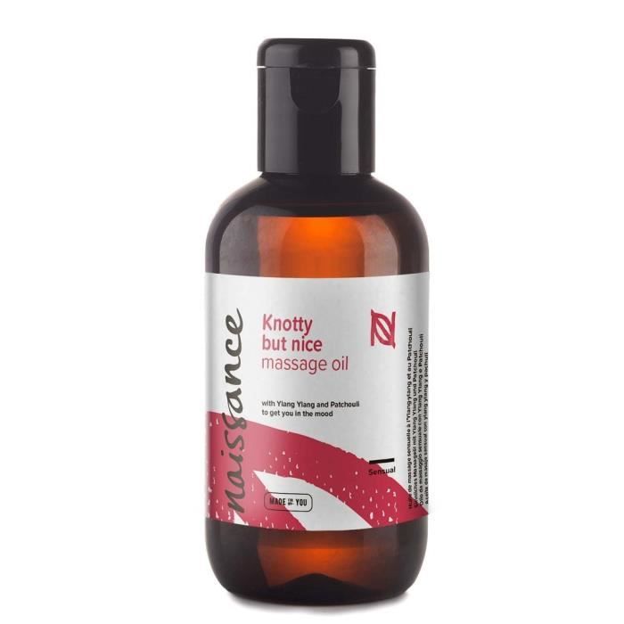 Huile De Massage - NAISSANCE - Knotty But Nice - 250 Ml - Vegan - Huiles Essentielles Variées