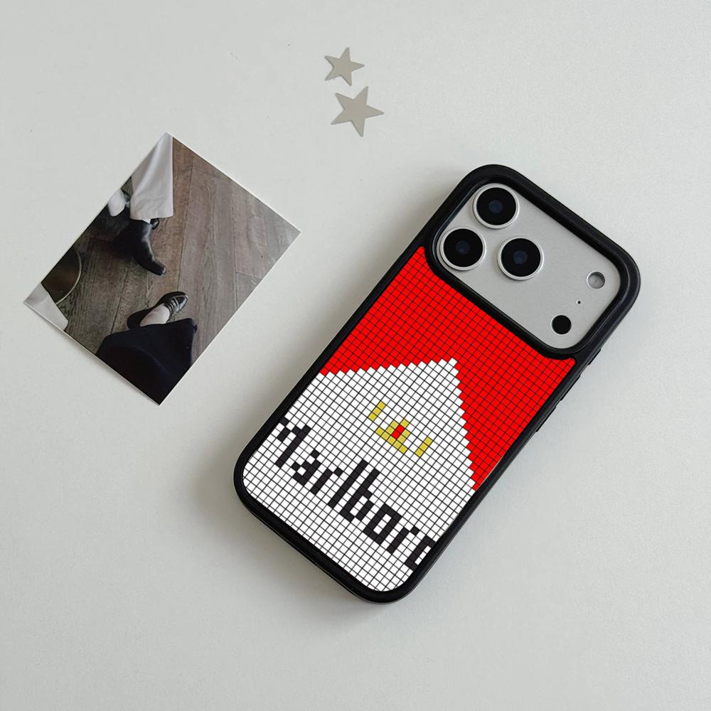 Модный чехол для телефона M-MarlboroS для IPhone 17 Air 16 15 14 Plus 13 12 11 Pro Max, двухцветный, жесткий ПК, модный защитный чехол iPhone 14 Pro Max