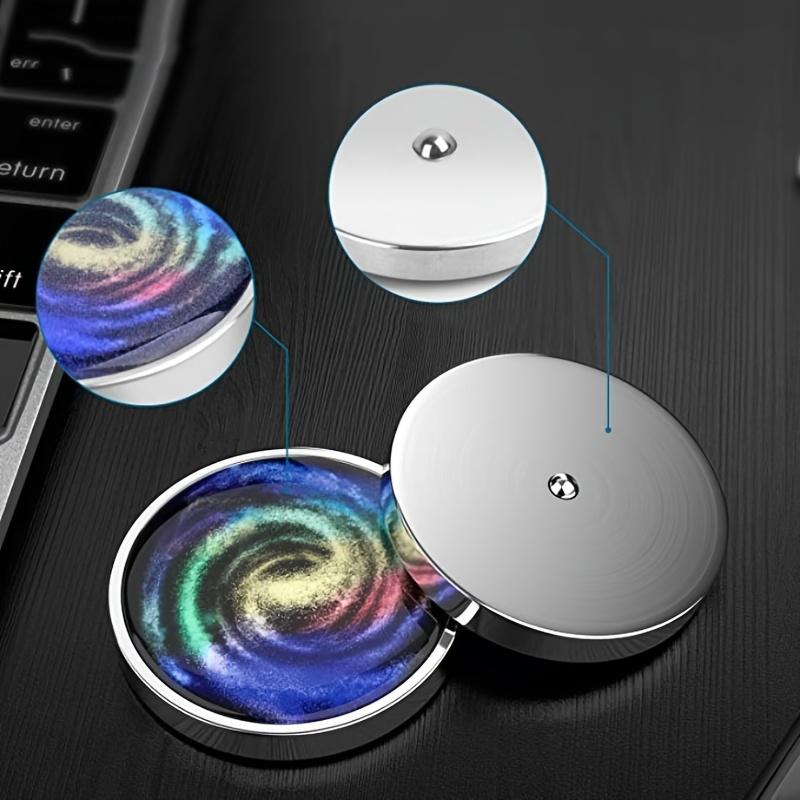 Galaxy Star Stainles Steel Decompression Gyroscope Toy Stress resistant Metal Fingertip Rotating Gyroscope Table Children's Gift