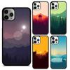 Sky Minimal Forest Soft Phone Case Cover For iPhone 17 Air 16 15 14 12 13 Pro Max Plus Coque Shell Fundas
