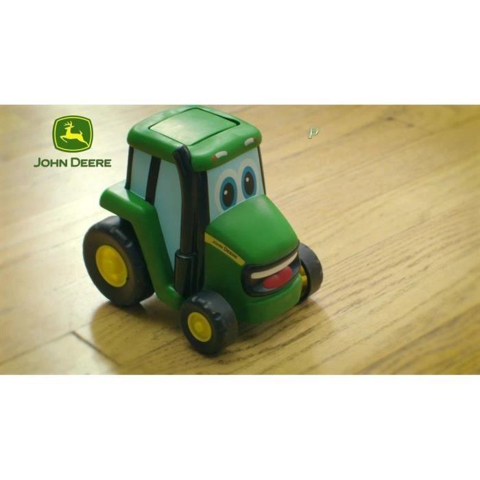 Tracteur Pousse Roule Johnny le tout premier tracteur des enfants John Deere pour garçon à partir de 18 mois