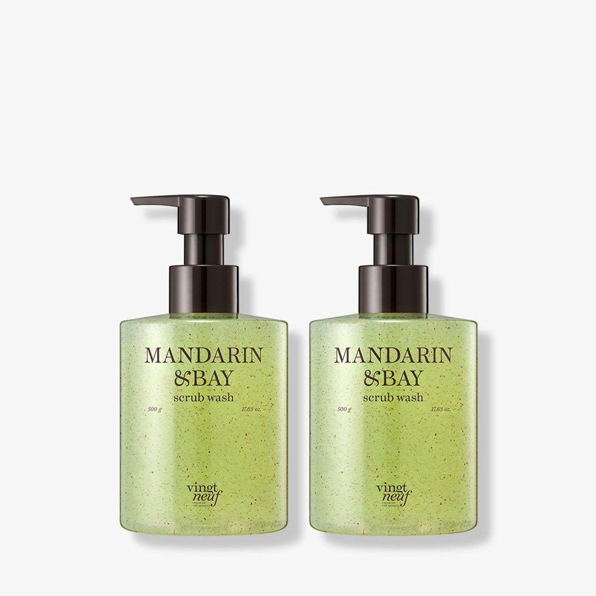2 Mandarin & Bay Perfume Scrub Body Wash