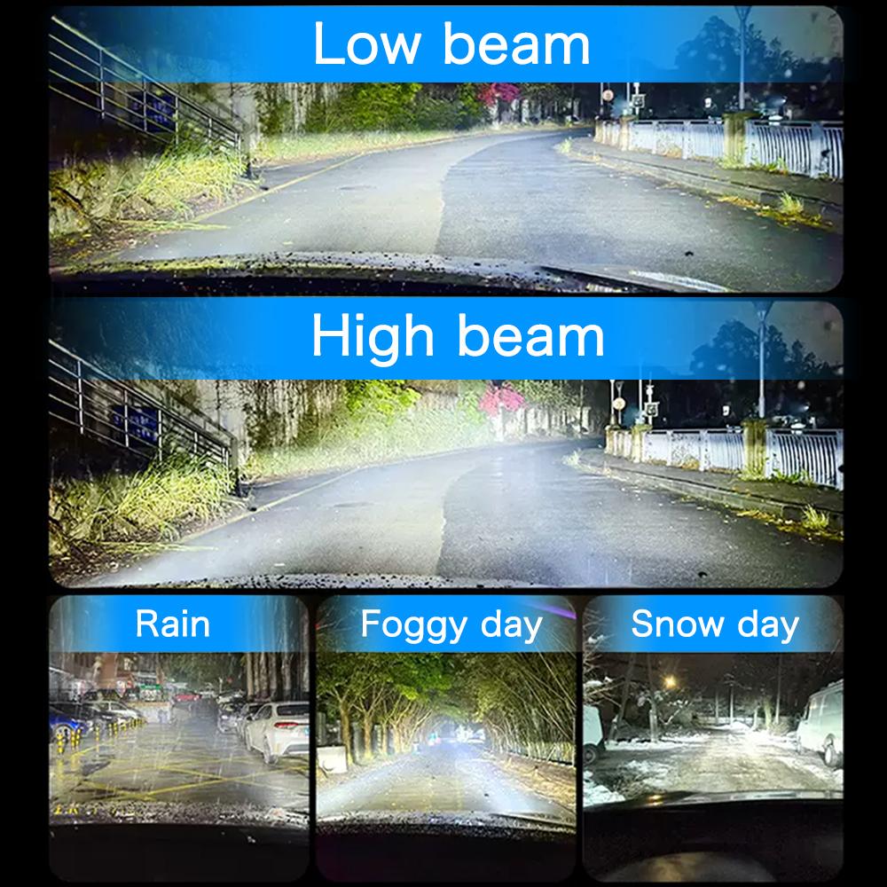 2Pcs Super Helle Mini H4 H7 LED Auto Scheinwerfer Lampen 12000Lm CSP Chip Auto H1 H11 LED Licht H27 H8 h9 HB3 HB4 9005 9006 6500K Auto Lampe 12V 24V 36V
