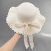 Summer Straw Wide Brim Hat With Foldable Design For Beach And Sun Protection