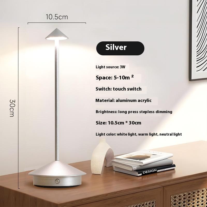 Moderne Hotel Schnurlose Tischlampe Energiesparende Wasserdichte Ip54 Led USB Aufladbare Lampen für Restaurant Schlafzimmer Wohnkultur