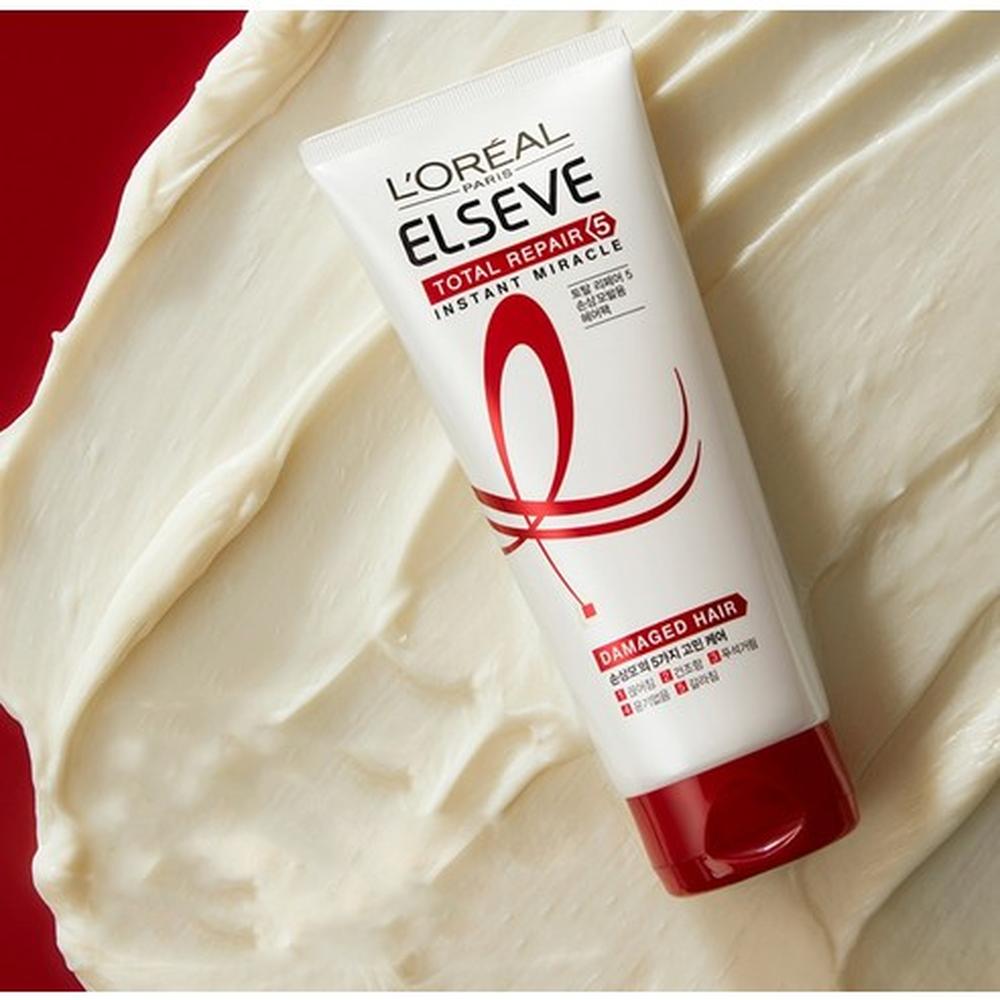 LOREAL PARiS Tratamento Capilar Reparador Total 5 – Fortalecimento Capilar, Reparação de Danos, Coreano