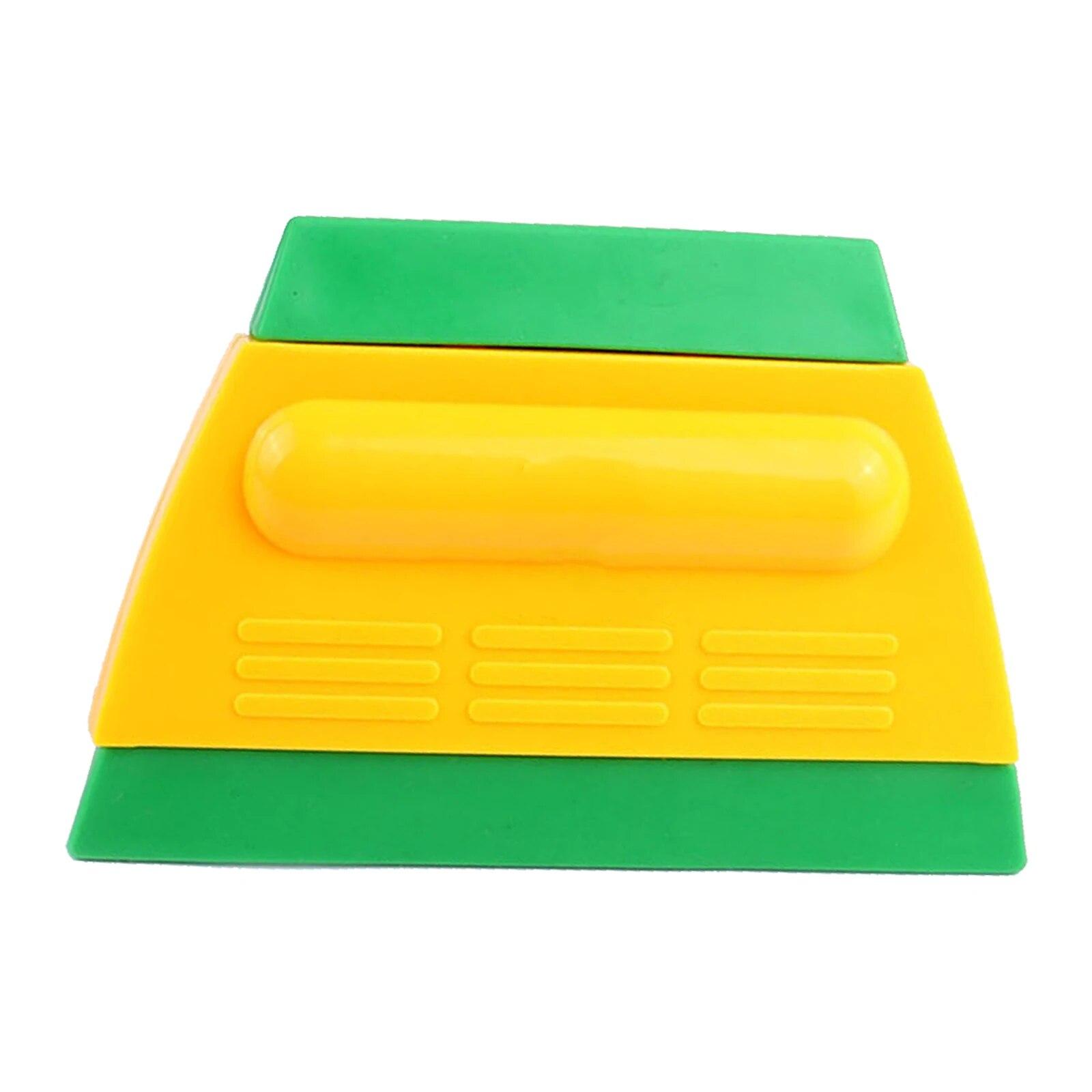 

Мягкий резиновый скребок для автомобильной защитной пленки, установка скребка, инструмент для очистки окон, аксессуары для автомобильной тонировки жёлтый