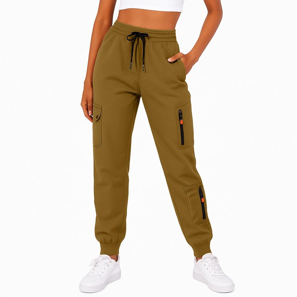Women's  Sweatpants Fall High Waisted  Pants Drawstring Workout Joggers With Pockets