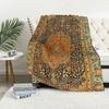 Bohemian Pattern Digital-printed Polyester Bedroom Velvet Flannel Cover Blanket Fleece Soft Sofa Cover Blankets for Beds