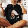 Michael Jackson Handschoen T-shirt Vintage 90s Grafisch T-shirt Popmuziek Shirt