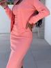 Hot Selling Autumn Winter New Style Strappy Dress Outerwear Top Set Women's Clothing
