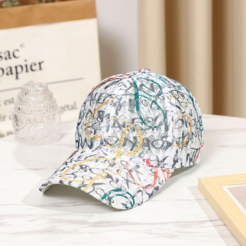 

Дышащая шляпа Тонкая шляпа с утиным язычком Женская шляпа-тент Мужская и женская кружевная бейсболка One Size (56-60cm)