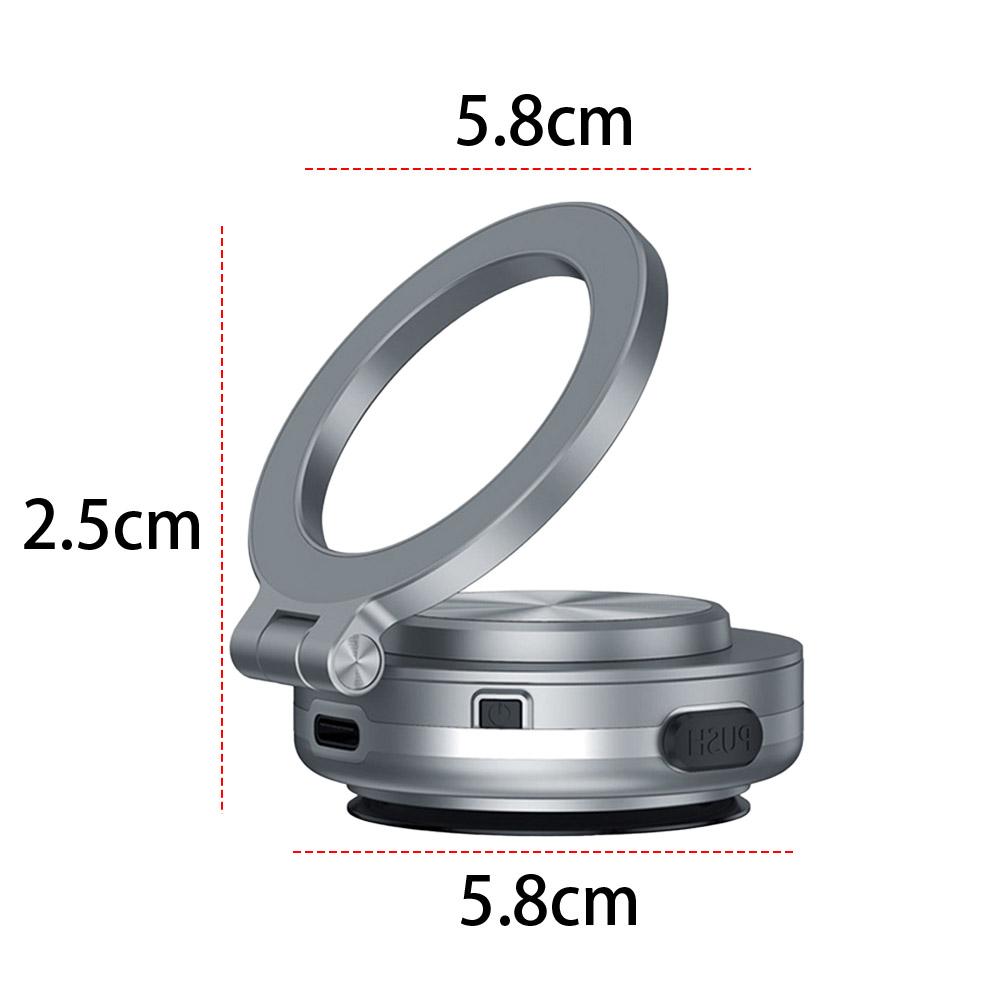 Universal Magnetic Car Phone Holder 360° Rotation Stand Suction Cup Cell Phone Mount Compatible with iPhone All Smartphones