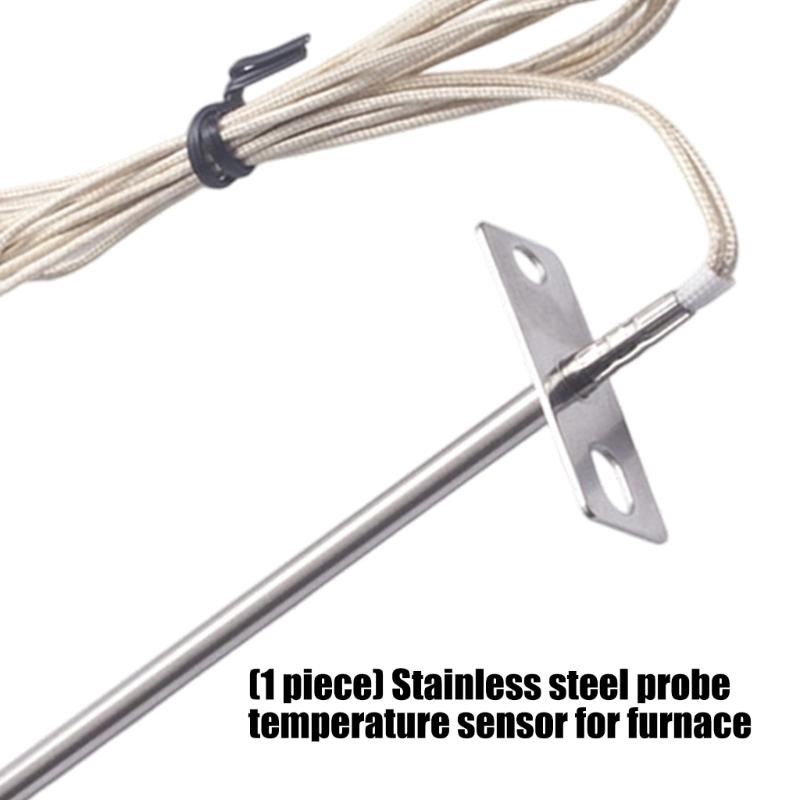 Temperature Sensors for Kitchen and Outdoor Barbecue Grill Replacement Parts Stainless Steel Temperature Measuring Tool