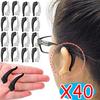 Wholesale Silicone Anti-slip Ear Hooks Glasses Leg Ear Sleeve Bracket Fastener Clear Grips Eyewear Holder Eyeglasses Accessories