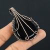 Black Onyx Jewelry, 999 Copper Wire Wrapped Pendant Handmade Gemstone Jewelry, Gifts For Wife Brand New Pendant