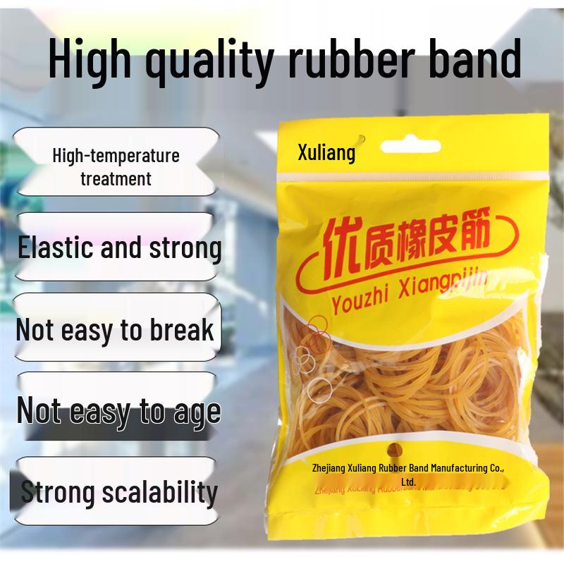 

High-Quality 80g Elastic Rubber Bands - Round and Durable