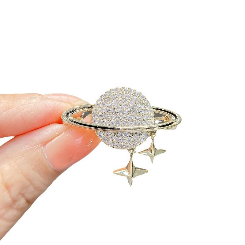 Gwiazda High-end Broszka z Chwostem Planety Damska Wysokiej klasy Zmysł Wysokiej klasy Garnitur Wysokiej klasy Dodatki Przypinka do Płaszcza Korsarz do Ubrań