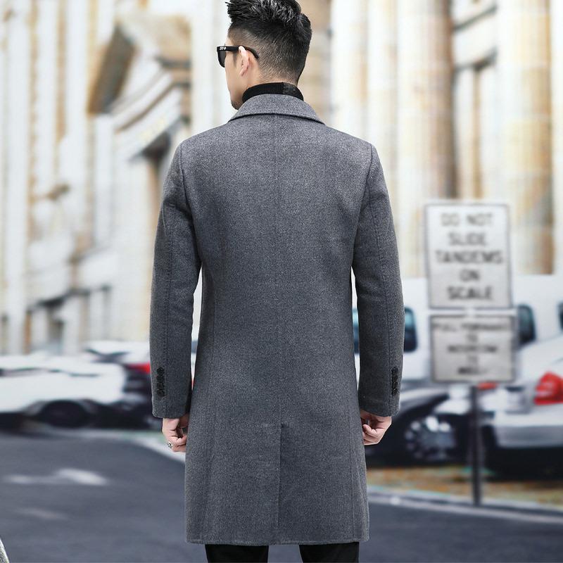 New winter wool double-sided woolen Korean style slim short casual suit woolen coat jacket dad outfit