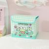 Hello Kitty Kuromi Cinnamoroll Melody Party Theme Foldable Flip Storage Box For Dorm Room And Desk Storage