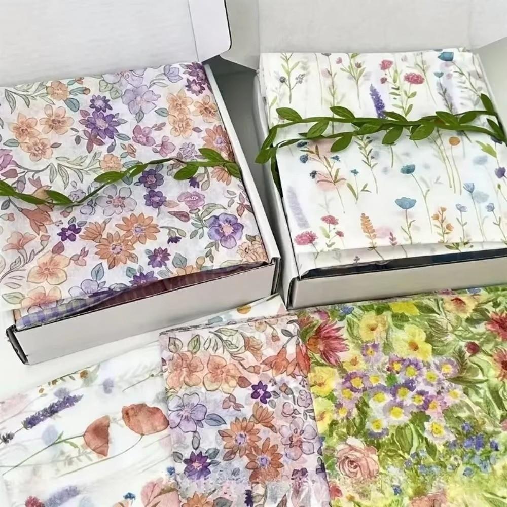 10PCS Multicolor Gift Wrapping Paper 50x35cm Packaging Paper Art Paper  Birthday Gifts Accessories