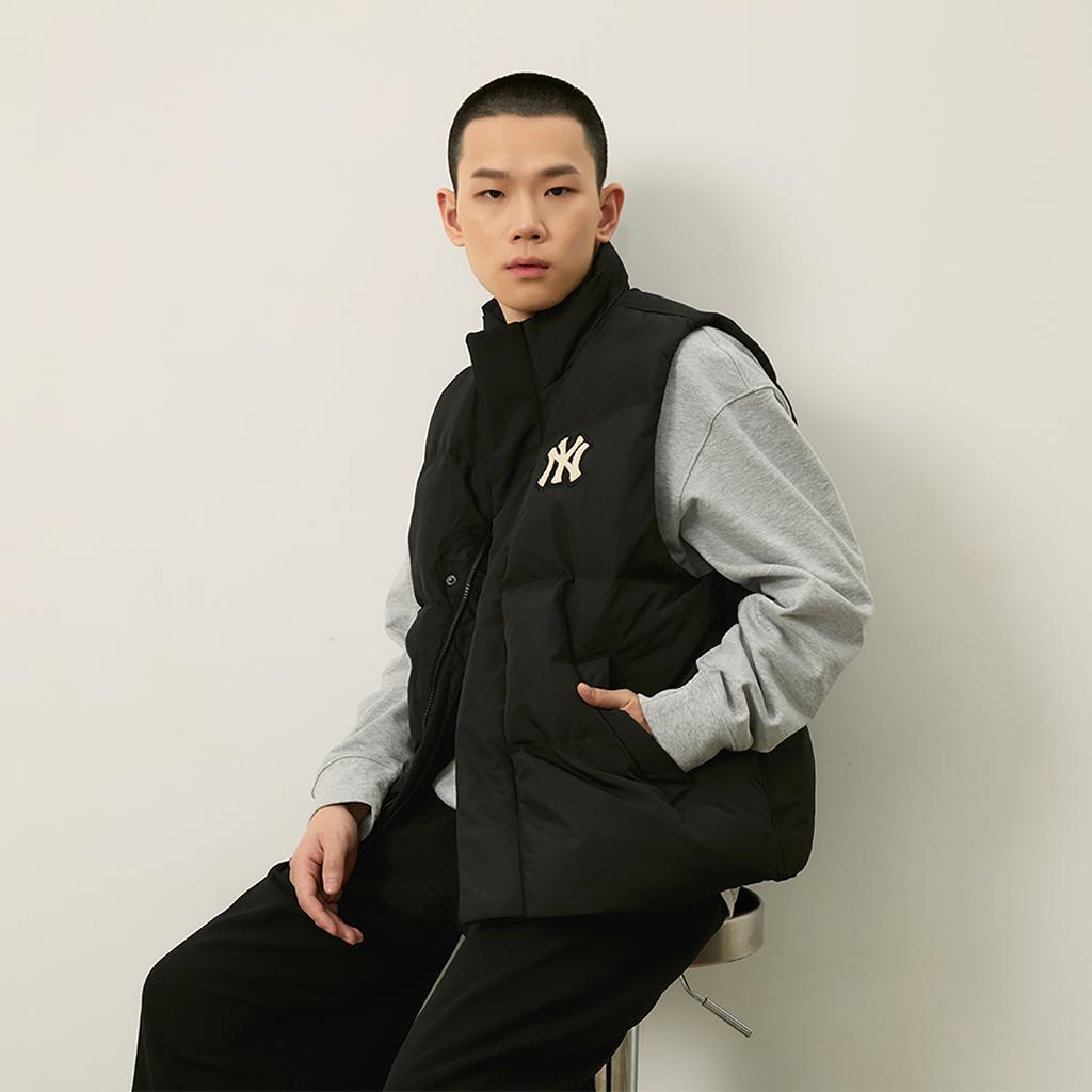 New MLB MLB Preppy Style Collection New York Yankees FW24 Vest Unisex Black 3ADVV1046-50BKS