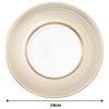 NARUMI Plate with Gold Swirl Made in Band, 16cm, Japan, 52146-5728