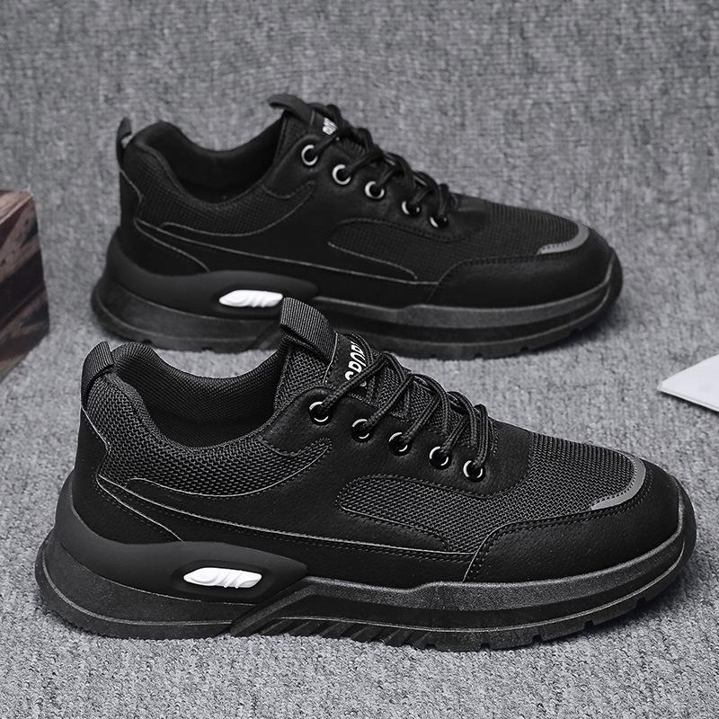 Spring Breathable Retro Men's Shoes New Sports Running Shoes Mesh Casual Shoes Simple Dad Mesh Shoes Student Tide Shoes