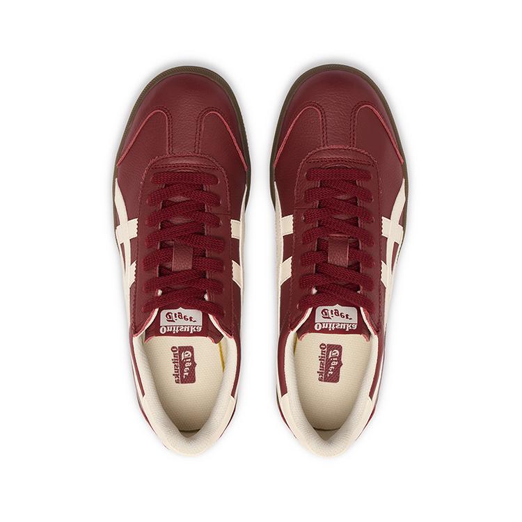 ONITSUKA TIGER Tokuten Fashion Vielseitige Langlebige Low-Top Freizeitschuhe Unisex Freizeitschuhe Burgunderrot 1183B938-600