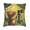 Capa de Almofada Capivara Casa Animal de Estimação Nórdico Almofada Decorativa Capa