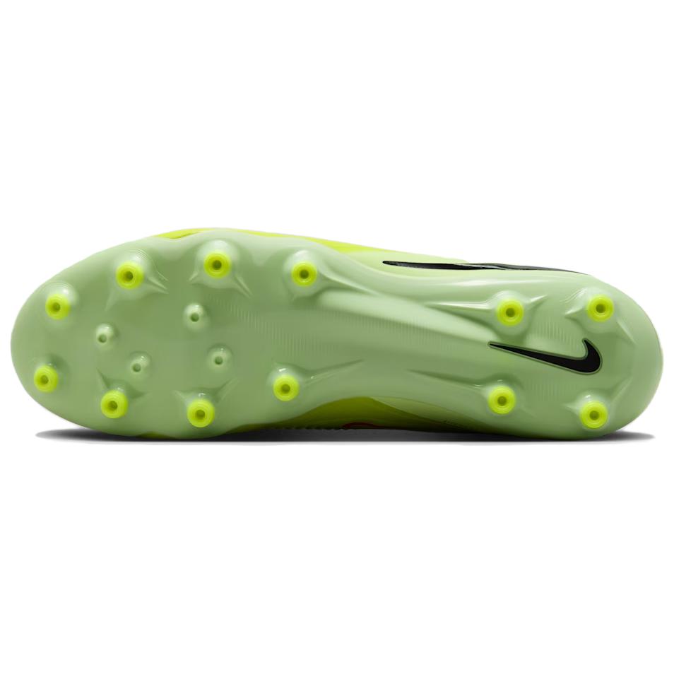 Nike Phantom 6 Low Pro AG Hyper Crimson Limelight Crampons Unisexe Vert Noir HQ2317-800